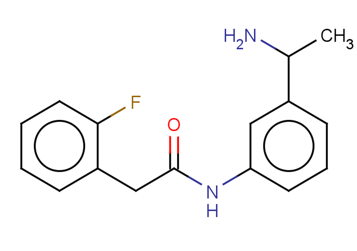 N-[3-(1-aminoethyl)phenyl]-2-(2-fluorophenyl)acetamide
