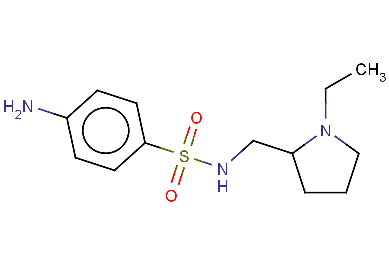 4-amino-N-[(1-ethylpyrrolidin-2-yl)methyl]benzene-1-sulfonamide
