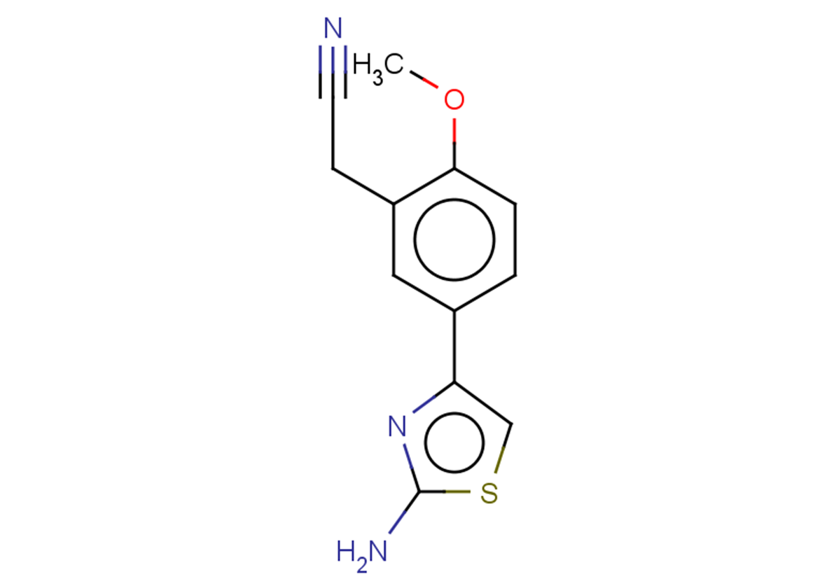 2-[5-(2-amino-1,3-thiazol-4-yl)-2-methoxyphenyl]acetonitrile