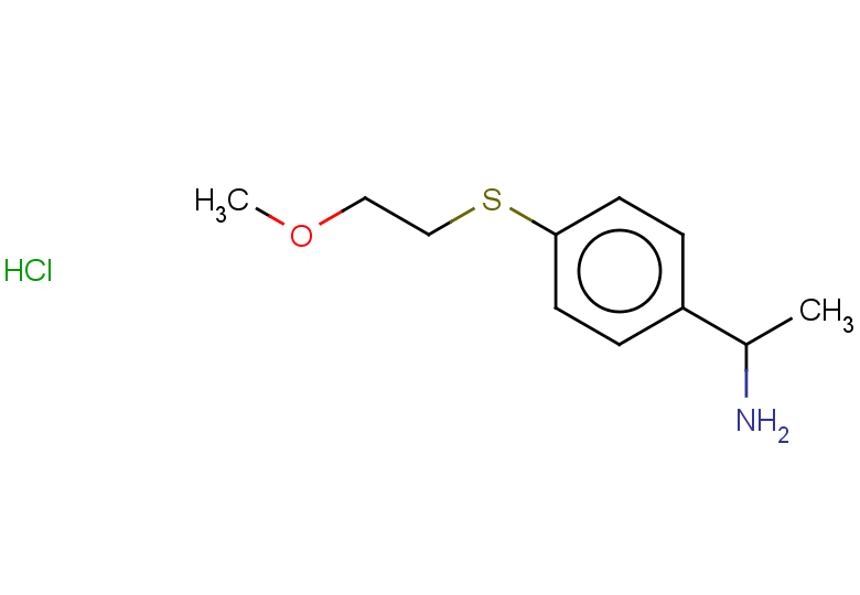 1-{4-[(2-methoxyethyl)sulfanyl]phenyl}ethan-1-amine hydrochloride