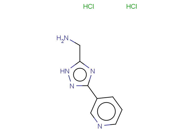[3-(pyridin-3-yl)-1H-1,2,4-triazol-5-yl]methanamine dihydrochloride