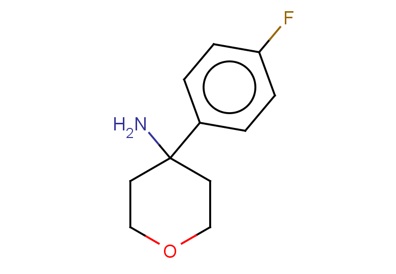 4-(4-fluorophenyl)oxan-4-amine