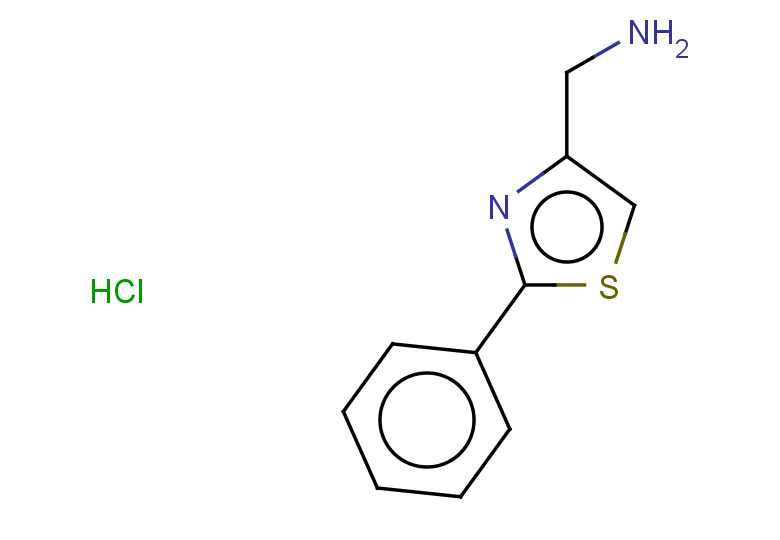 (2-phenyl-1,3-thiazol-4-yl)methanamine hydrochloride