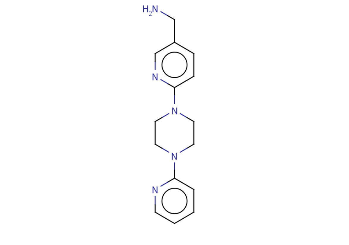 {6-[4-(pyridin-2-yl)piperazin-1-yl]pyridin-3-yl}methanamine