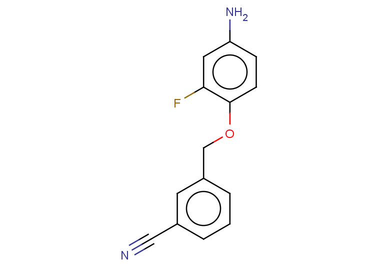 3-(4-amino-2-fluorophenoxymethyl)benzonitrile