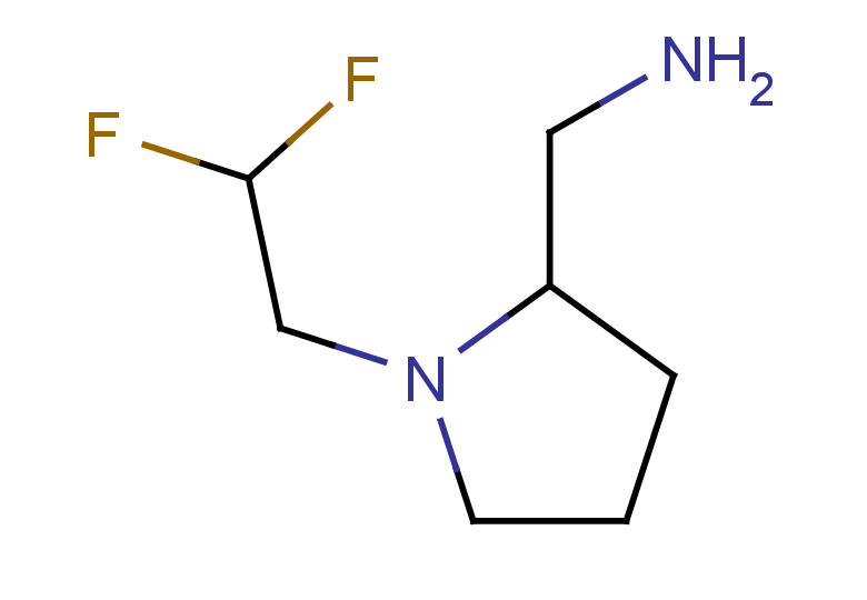 [1-(2,2-difluoroethyl)pyrrolidin-2-yl]methanamine