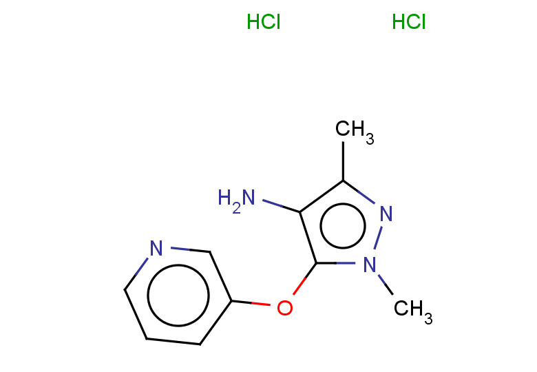 1,3-dimethyl-5-(pyridin-3-yloxy)-1H-pyrazol-4-amine dihydrochloride