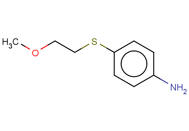 4-[(2-methoxyethyl)sulfanyl]aniline