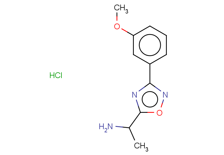 1-[3-(3-methoxyphenyl)-1,2,4-oxadiazol-5-yl]ethan-1-amine hydrochloride