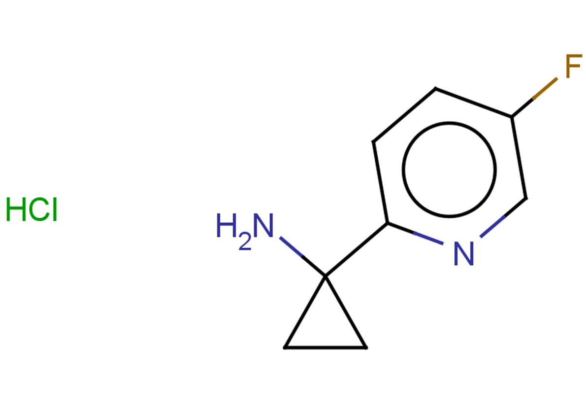 1-(5-fluoropyridin-2-yl)cyclopropan-1-amine hydrochloride