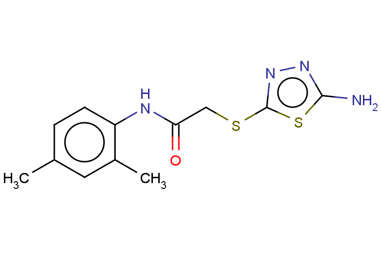 2-[(5-amino-1,3,4-thiadiazol-2-yl)sulfanyl]-N-(2,4-dimethylphenyl)acetamide
