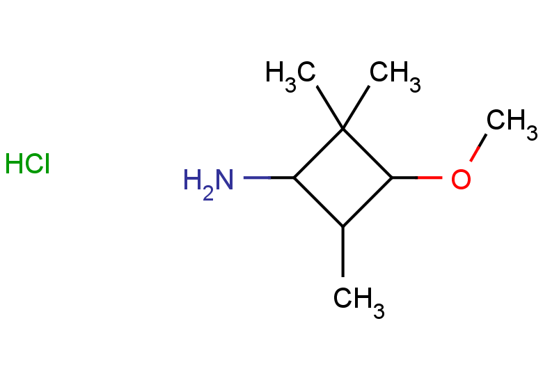 3-methoxy-2,2,4-trimethylcyclobutan-1-amine hydrochloride