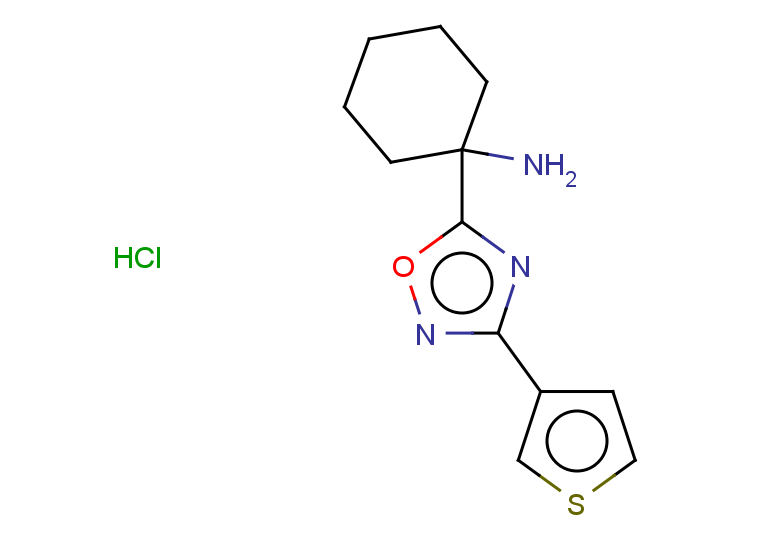 1-[3-(thiophen-3-yl)-1,2,4-oxadiazol-5-yl]cyclohexan-1-amine hydrochloride