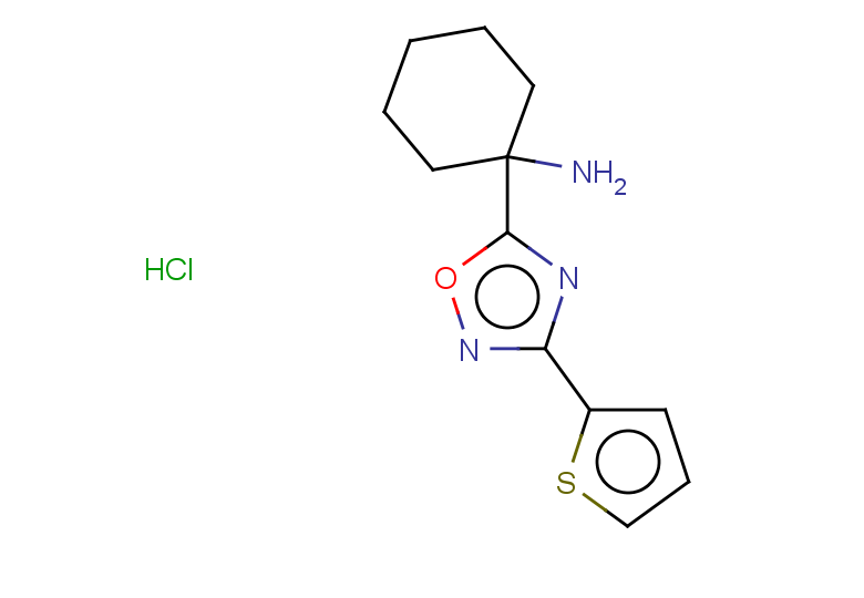 1-[3-(thiophen-2-yl)-1,2,4-oxadiazol-5-yl]cyclohexan-1-amine hydrochloride