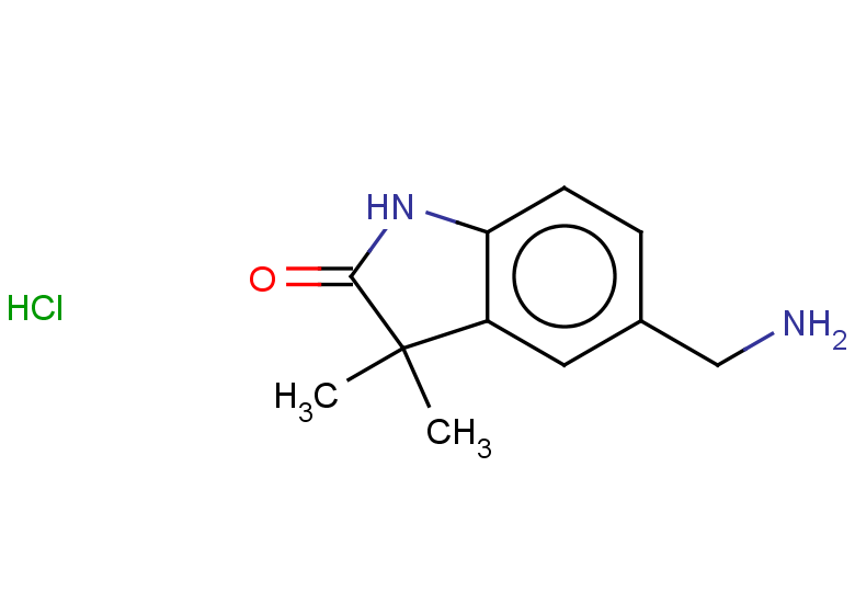 5-(aminomethyl)-3,3-dimethyl-2,3-dihydro-1H-indol-2-one hydrochloride
