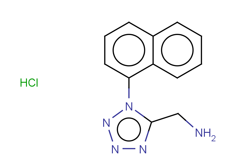 [1-(naphthalen-1-yl)-1H-1,2,3,4-tetrazol-5-yl]methanamine hydrochloride