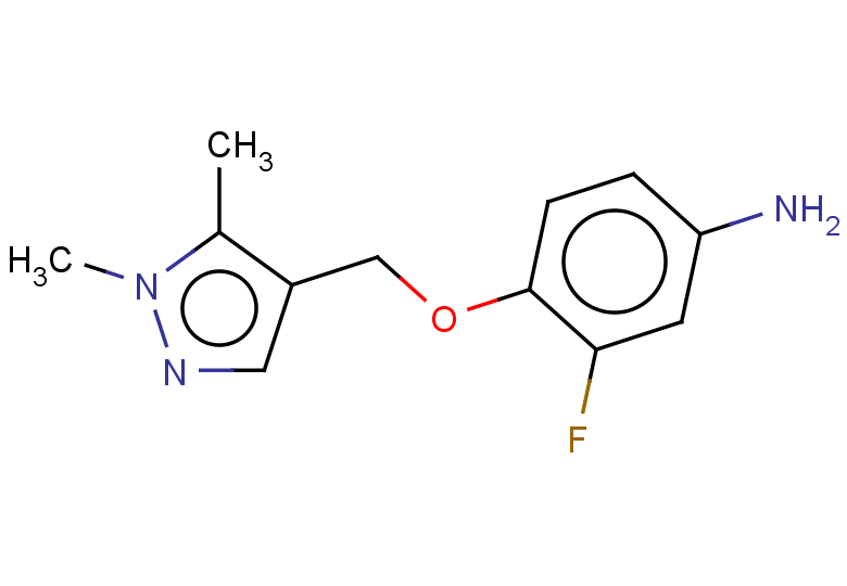 4-[(1,5-dimethyl-1H-pyrazol-4-yl)methoxy]-3-fluoroaniline
