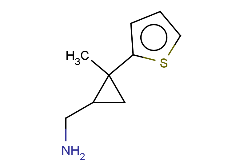 [2-methyl-2-(thiophen-2-yl)cyclopropyl]methanamine, Mixture of diastereomers