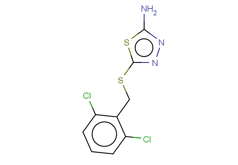 5-{[(2,6-dichlorophenyl)methyl]sulfanyl}-1,3,4-thiadiazol-2-amine