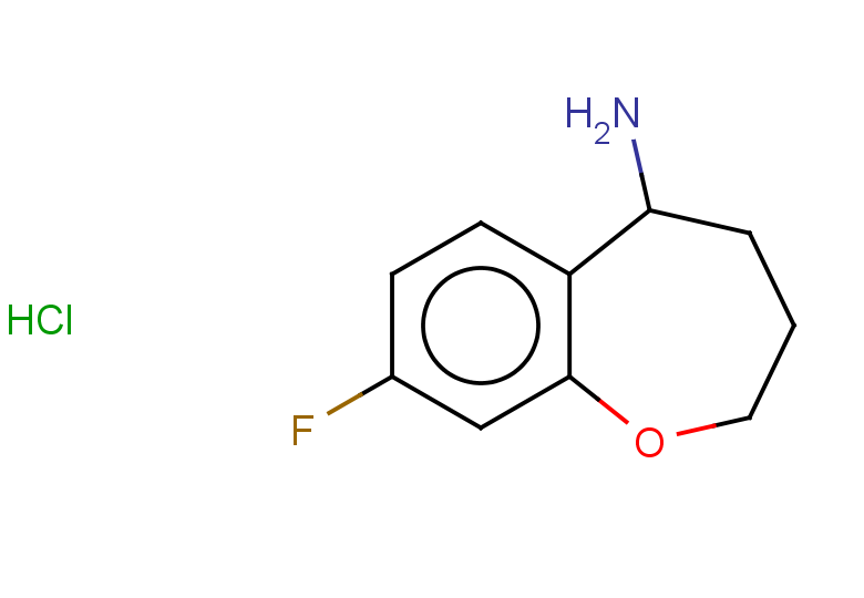 8-fluoro-2,3,4,5-tetrahydro-1-benzoxepin-5-amine hydrochloride