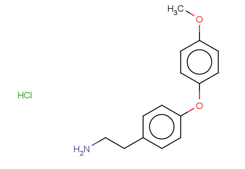2-[4-(4-methoxyphenoxy)phenyl]ethan-1-amine hydrochloride