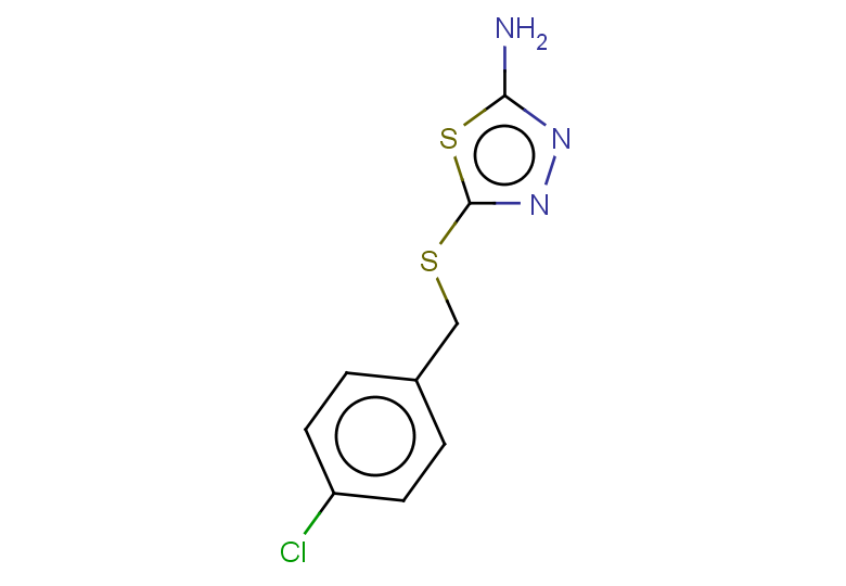 5-{[(4-chlorophenyl)methyl]sulfanyl}-1,3,4-thiadiazol-2-amine