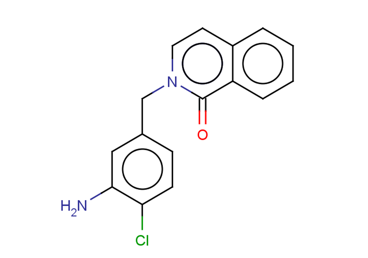 2-[(3-amino-4-chlorophenyl)methyl]-1,2-dihydroisoquinolin-1-one