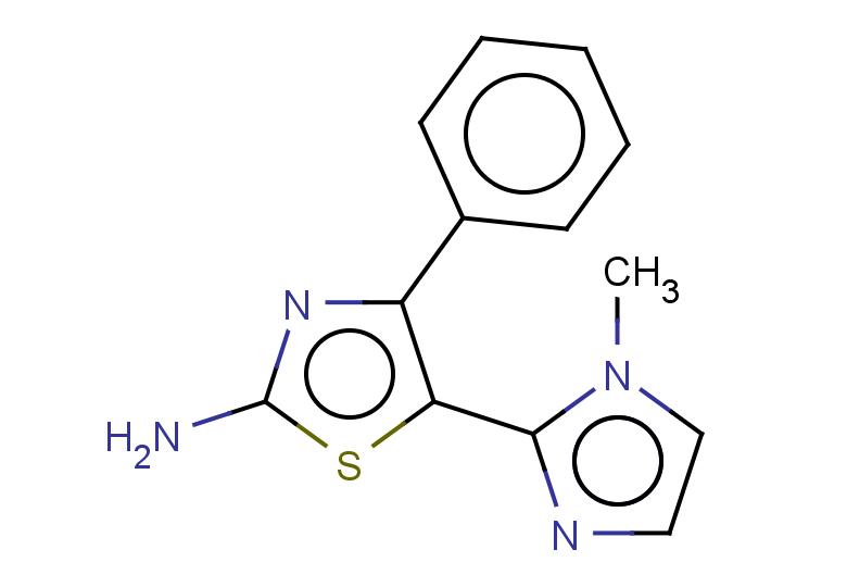 5-(1-methyl-1H-imidazol-2-yl)-4-phenyl-1,3-thiazol-2-amine