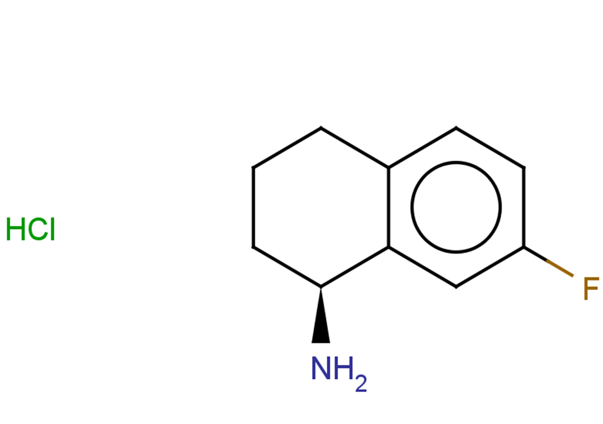 (1S)-7-fluoro-1,2,3,4-tetrahydronaphthalen-1-amine hydrochloride