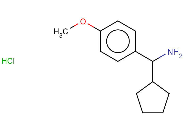 1-cyclopentyl-1-(4-methoxyphenyl)methanamine hydrochloride
