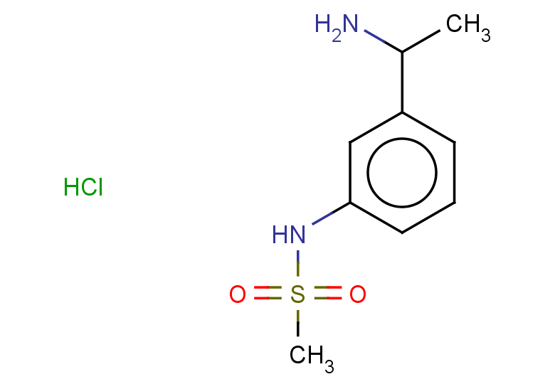 N-[3-(1-aminoethyl)phenyl]methanesulfonamide hydrochloride