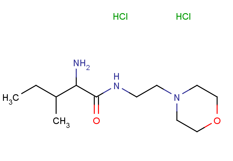 2-amino-3-methyl-N-[2-(morpholin-4-yl)ethyl]pentanamide dihydrochloride