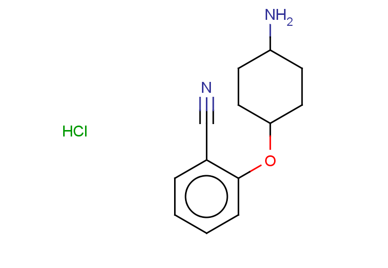 2-[(4-aminocyclohexyl)oxy]benzonitrile hydrochloride
