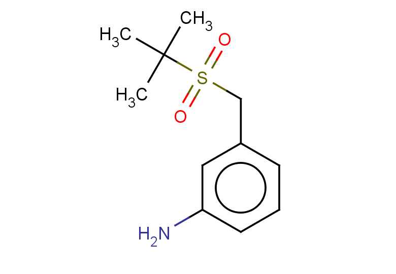 3-[(2-methylpropane-2-sulfonyl)methyl]aniline
