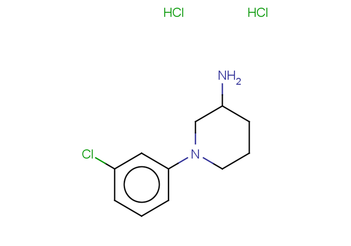 1-(3-chlorophenyl)piperidin-3-amine dihydrochloride