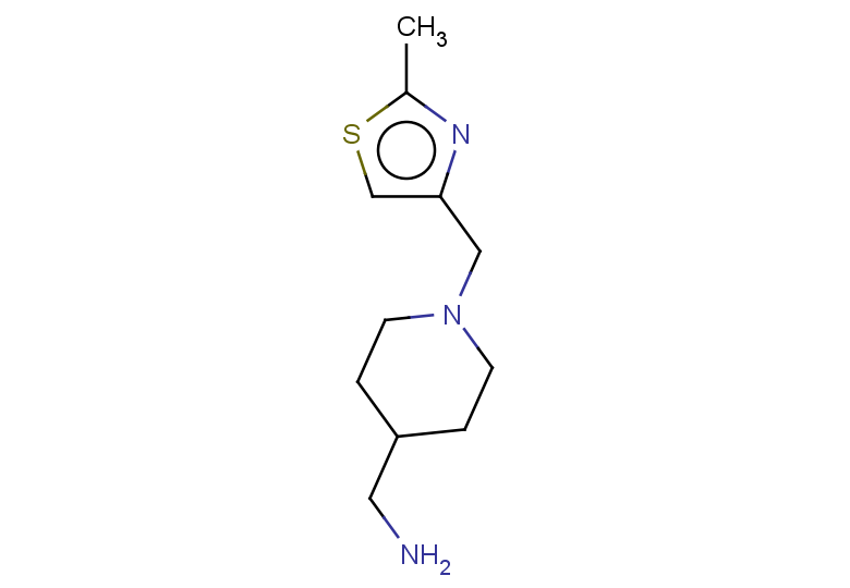 {1-[(2-methyl-1,3-thiazol-4-yl)methyl]piperidin-4-yl}methanamine
