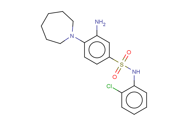 3-amino-4-(azepan-1-yl)-N-(2-chlorophenyl)benzene-1-sulfonamide