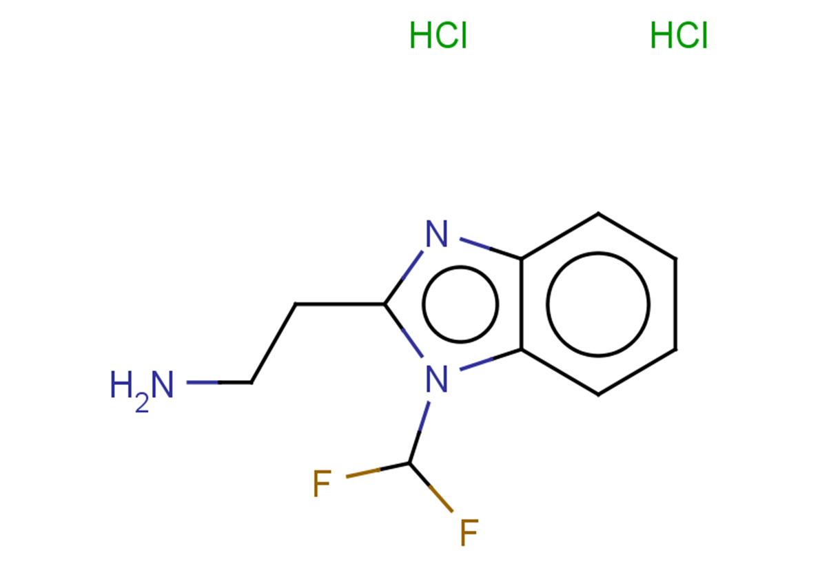 2-[1-(difluoromethyl)-1H-1,3-benzodiazol-2-yl]ethan-1-amine dihydrochloride