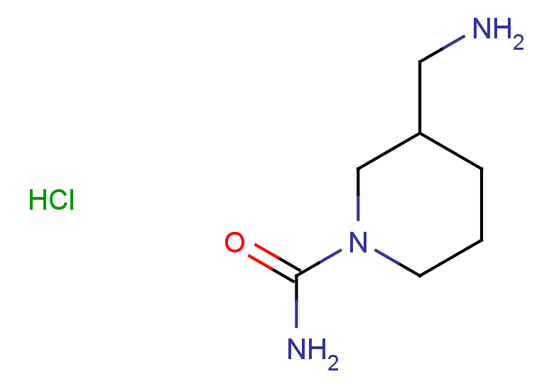 3-(aminomethyl)piperidine-1-carboxamide hydrochloride