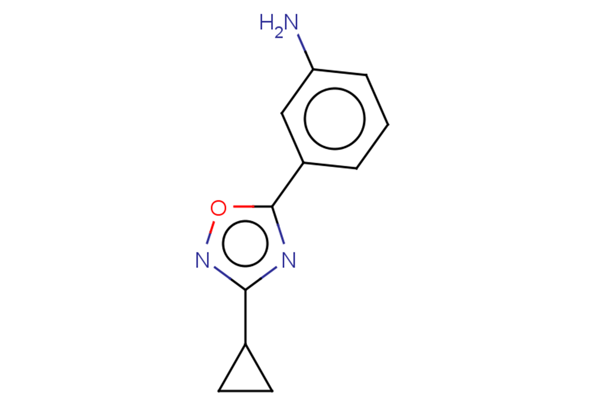 3-(3-cyclopropyl-1,2,4-oxadiazol-5-yl)aniline