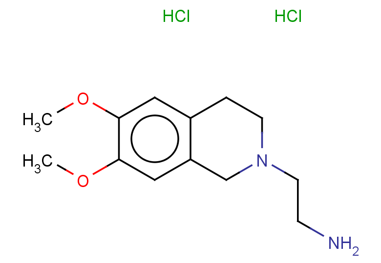 2-(6,7-dimethoxy-1,2,3,4-tetrahydroisoquinolin-2-yl)ethan-1-amine dihydrochloride