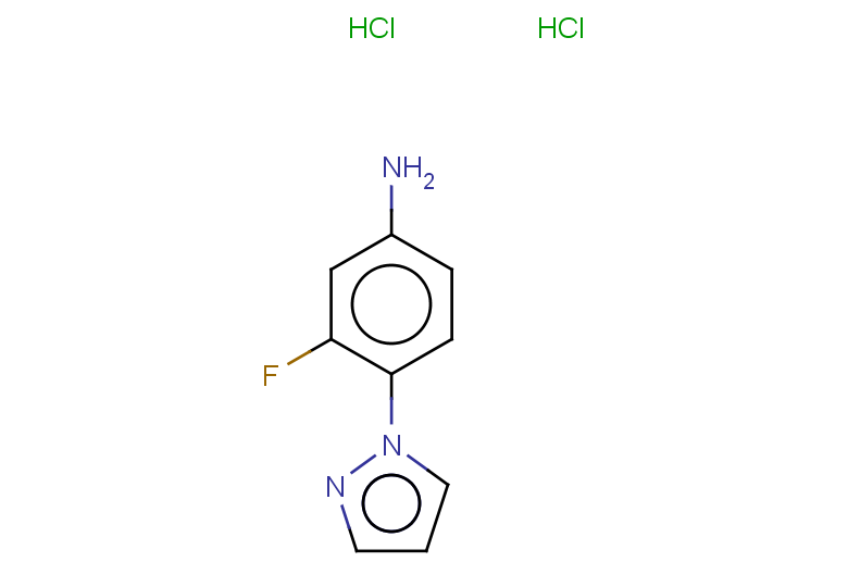 3-fluoro-4-(1H-pyrazol-1-yl)aniline dihydrochloride
