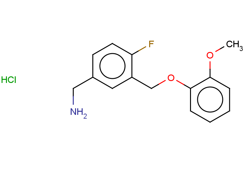 [4-fluoro-3-(2-methoxyphenoxymethyl)phenyl]methanamine hydrochloride
