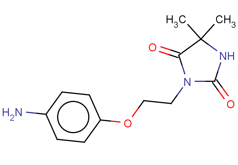 3-[2-(4-aminophenoxy)ethyl]-5,5-dimethylimidazolidine-2,4-dione