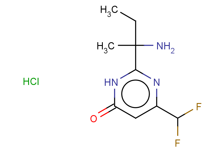 2-(2-aminobutan-2-yl)-6-(difluoromethyl)-3,4-dihydropyrimidin-4-one hydrochloride