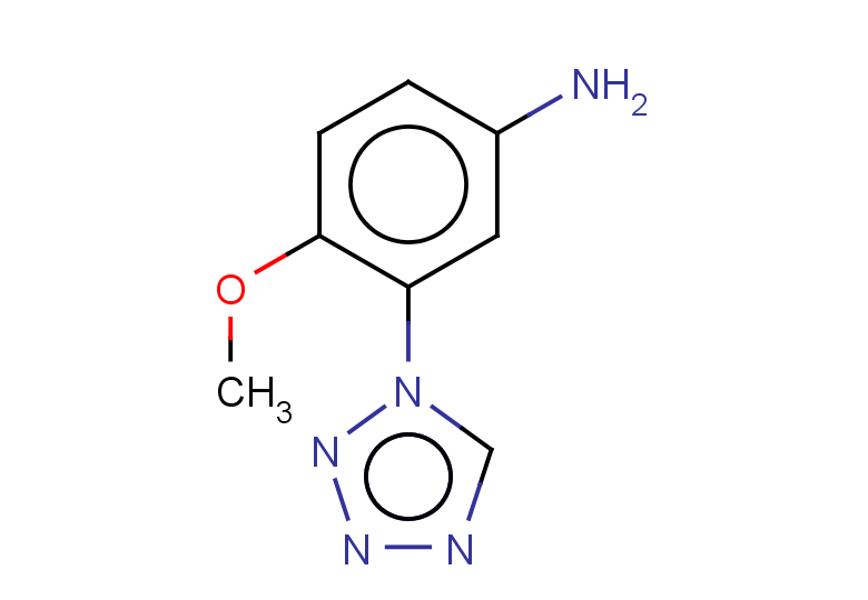4-methoxy-3-(1H-1,2,3,4-tetrazol-1-yl)aniline
