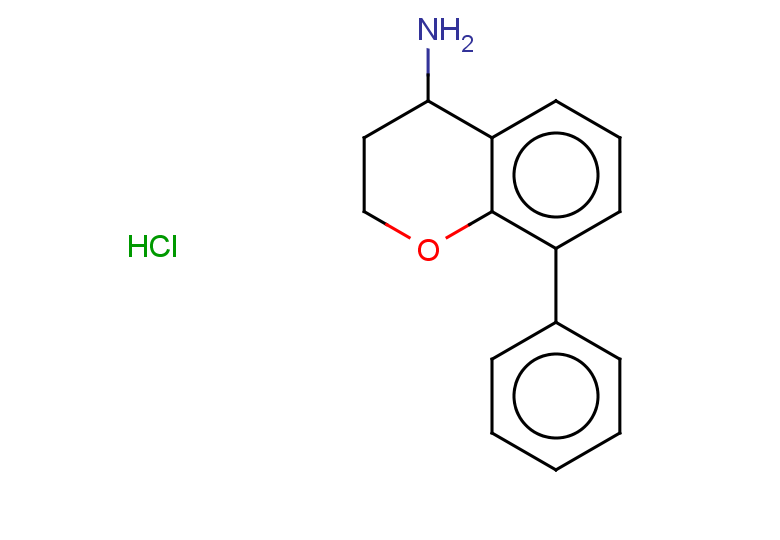 8-phenyl-3,4-dihydro-2H-1-benzopyran-4-amine hydrochloride