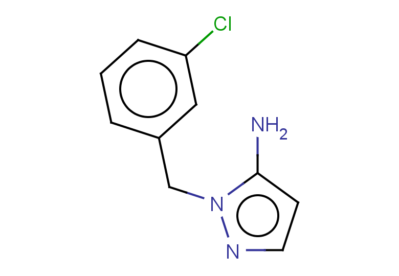1-[(3-chlorophenyl)methyl]-1H-pyrazol-5-amine