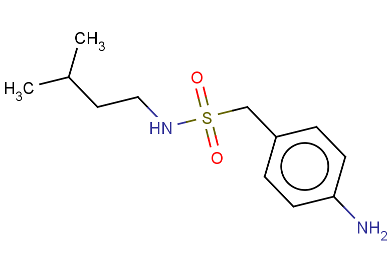 1-(4-aminophenyl)-N-(3-methylbutyl)methanesulfonamide