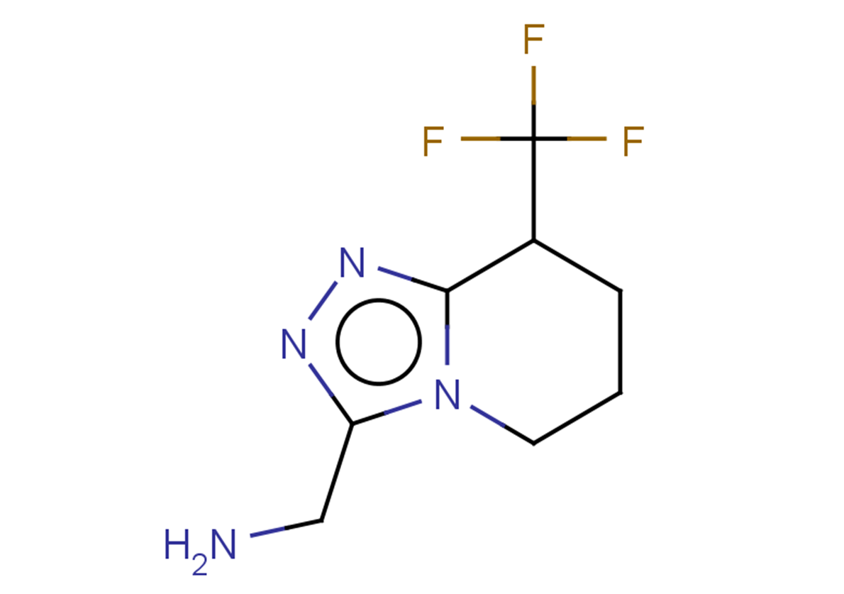 [8-(trifluoromethyl)-5H,6H,7H,8H-[1,2,4]triazolo[4,3-a]pyridin-3-yl]methanamine